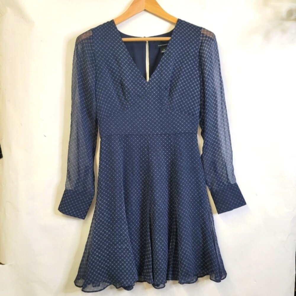 Club monaco Silk Long sleeve mini dress
